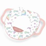 POLKA TOTS Plastic Unicorn Design Pink Potty Seat With Handle For Extra Comfort, Suitable For Potty Training Of Babies, Kids & Toddlers