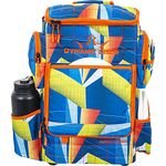 Dynamic Discs Combat Ranger Disc Golf Backpack | Large Main Compartment That Can Hold 18+ Discs | On-Deck Frisbee Golf Putter Pouch | Padded Back Panel and Straps for Extra Comfort (Toucan)