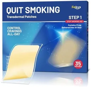 Nicotine Patches Step 1-35 Count 21mg Quit Smoking Nicotine Patches - Stop Smoking Aids That Work Provides 24 Hour Nicotine Transdermal Patches
