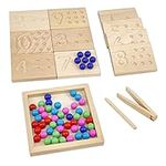 Wooden Number Tracing Board Set, To