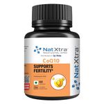 Natxtra CoQ10 | Male Fertility Support | Enhances Sperm Health, Count, & Motility | 60 Vegan Capsules