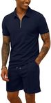 Men's Tracksuit Polo Shirt & Shorts