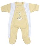 BabyPrem Premature Baby Unisex Giraffe Sleepsuit 5.5-7.5lb Prem 3 Lemon