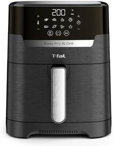 Tefal Easy Fry & Grill Precision Heißluftfritteuse 4,2 L – 2-in-1 Airfryer mit Grillplatte & Dörrfunktion, 8 Programme, 80–200 °C, Extra-Crisp-Technologie, fettarm frittieren, digital, XL EY5058