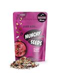 MUNCHY SEEDS Breakfast Booster SUPER BERRY 125g Breakfast Topper with Goji, Chia, Cranberry, Sunflower Seeds & Pumpkin Seeds. Sprinkle On Porridge, Fruit, Yoghurt Or Smoothie Vegan, Fibre Vitamin E