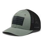 Columbia Tree Flag Mesh Ball Cap-High Crown, Metal/Black, L-XL