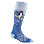Darn Tough Vermont Unisex Kids Penguin Peak OTC Midweight with Cushion (Toddler/Little Kid/Big Kid) Stellar Medium