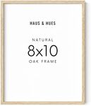 HAUS AND HUES 8x10 Frame - 8x10 Wood Picture Frame Wood Frames 8x10 Wood Frame Natural Wood Picture Frames Light Wood Frame 8x10 Picture Frame Wood Color Frame Natural Wood Frame, BEIGE FRAMED