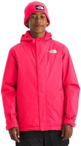 THE NORTH FACE Teen Snowquest Insulated Jacket, Radiant Poppy, X-Small