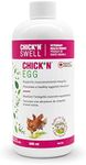 Premium Poultry Calcium Supplement for Bone Health & Egg Production-Chick’N Egg from Chick’N Swell Brand- for All Poultry. 500 ml- Makes 300 liters.