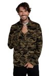 Mountain Warehouse Camber II Mens Half-Zip Fleece - Microfleece Quick Dry Sweatshirt Everyday Wear - Autumn Winter, Outdoors, Travelling & Hiking Camouflage M