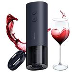 HOTO Electric Bottle Opener, Automatic Corkscrew, Battery Powered Wine Puller with Foil Cutter, Uncorks +170 Bottles, 10s Instant Opening, Ideal for Home/Kitchen/Party/Bar, Excluding Battery