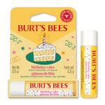 Burt's Bees 100% Natural Origin Moisturizing Lip Balm for Dry Chapped Lips, Lip Care for Soft, Smooth Lips, Pack of 1 - Birthday Cake