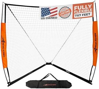 Lacrosse Goal 6x6 Feet | Lacrosse Net for Back Yard Fully Flexible and Portable | Pair with your Lacrosse Rebounder or Lacrosse Backstop | Used by man Lacrosse Goalie [Cary Bag included]