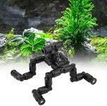 Zerodis Reptiles Mist Sprinkler Rainforest Tank Cooling Nozzle Adjustable Pet Reptile Forest Super Fogger Mist System Cooling System Black for Tropical Forest