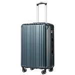 Coolife Luggage Travel Suitcase PC+