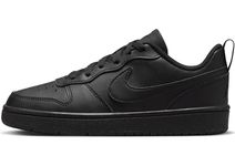 NIKE Boys Court Borough Low Recraft Sneaker, Black, 5.5 UK