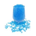 KONFEN Water Beads 20000Pcs Water Gel Soil, Blue Water Balls Jelly Crystal Beads Gel Ball Water Absorbing Beads for Vases, 100g 7-8mm Vase Fillers for Home Decorations (Blue)