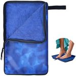 ULTAC Wet Bag, Wet Dry Bag, Wet bag for swimsuit,Travel, Beach, Pool, Diapers, Dirty Yoga Gym Clothes, Waterproof Embedded Towel Wet Bag(Fleece)-Leakproof Wet Clothes Bag, Beach Travel Essentials