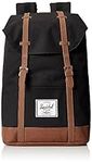 Herschel Retreat Backpack, Black/Saddle Brown, One Size