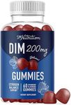 DIM Gummies | 200mg | Hormone Balance Gummies for PMS, Menopause, Hormonal Acne & More | Estrogen Balance & Detox for Women and Men | With 50mg Beet Root for Antioxidant Support | Gluten-Free | 60ct.