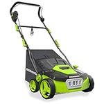 GreenSweep Electric Artificial Grass/Lawn Sweeper 1800W Vacuum 45L Collection Bag,5 Adjustable Heights, Foldable handle - 380mm Head Width (GreenSweep V2)