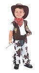 Brown Cowboy Toddler Costume Set - Adorable Design, Perfect for Dress-Up Parties, Historical, Holidays, Playtime, & Themed Events