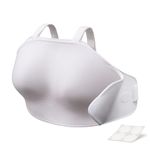 Fencing Chest Guards - Double Soft-Layer Fencing Chest Protector - FIE Certificate Plastic Breast Protector - Fencing Gear for Foil Epee Sabre (Men, X-Small)