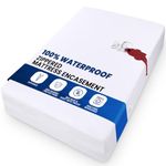 Utopia Bedding Waterproof Mattress Encasement Single Size (90 x 190 x 30 cm), Zippered Mattress Protector Cover, Bed Bug & Dust Mite Proof, White