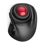 Kensington (K72363WW) Wireless Trackball - Orbit Fusion Trackball Mouse with Scroll Ring; Ergonomic Computer Mouse for Right Handed Users, Ideal for Small Desk & Home Office,Black