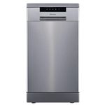 Hisense HS523E15XUK Slimline 10 Places Free Standing Dishwasher Stainless Steel with 30 Minutes Quick Wash [Energy Class E]