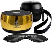 Portable Electronic Tibetan Singing Bowl, 4 Healing Frequencies (417-639Hz)& Singing Bowl Tone - USB-C Rechargeable Meditation Musical Instrument for Yoga, Relaxation, Reiki, Chakra Balance Gold