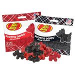 Jelly Belly Red and Black Licorice Scottie Dogs, Duo pack : Ideal for Halloween, Thanksgiving, Christmas and New Year's Eve - Vegan, Dairy-Free, Gluten-Free, Fat-Free, Peanut-Free Candy Treat for Kids & Families, Sweet Snack Alternative