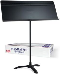 Manhasset Music Stand - Fourscore Model - Extra Wide, 32 Inch Desk - Easily Holds up to 4 Sheets - Heavy Duty, Sheet Music Stand - Made in the USA