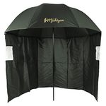 Michigan Fishing Umbrella with Top Tilt and Sides/Windows Brolly Shelter 86 Inch