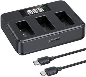 llano 45W Fast LP-E17 Battery Charger for Canon, 3-Slot