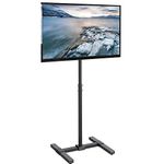 VIVO TV Display Portable Floor Stand Height Adjustable Mount for Flat Panel LED LCD Plasma Screen 13" to 42" (STAND-TV07)