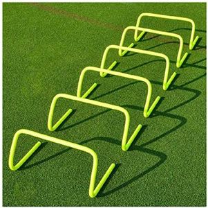 Kalindri Sports Track and Field Strength Speed Agility Hurdles (Pack of 6, 6 Inch)