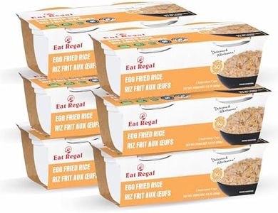 Eat Regal Gourmet Egg Fried Rice, Ready in 60 Seconds, 2 Individual Cups, Pack of 6