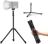 COMAN Extendable 6.23ft Light Stand, Adjustable Aluminum Tripod with 1/4" Screw - Portable, Reverse Folding Studio Lighting Stand for Strobe, Camera, Flash