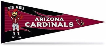 Rico Industries NFL Football Arizona Cardinals "Big Red" 12" x 30" Felt Wall Décor Pennant - Great for Home/Bed Room/Man Cave Décor