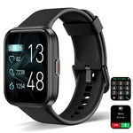 Smart Watch for Men Women [Answer/Make Call], 1.8" Touchscreen Fitness Tracker with Heart Rate Blood Oxygen Sleep Monitor Compatible with iPhone & Android, Alexa Built-in, IP68 Waterproof Watch