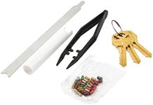 Prime-Line E 2400 Re-Keying Kit – Re-Key a Lock Kit with Pre-Cut Keys for Rekeying all your Locks to One Key, For Kwikset Brand Locks, 5-Pin Style Locks (1 Kit)