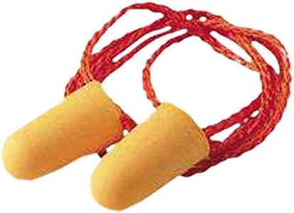 3M Tapones desechables con cordón 37 dB (100 pares/caja), 100 Par, 1110