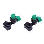 Yardwe 2pcs Hose Nozzles Sprinkler Head for Hose Mist Sprinkler Nozzle Hose Nozzel Garden Hose Nozzle Watering Clamp Nozzle Spray Pinch Tube