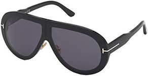 Tom Ford TROY FT 0836 Shiny Black/Grey 61/10/140 unisex Sunglasses