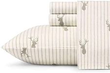 Eddie Bauer Deer Lodge Beg KG Sheet Set Flannel Web