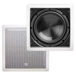 OSD Audio IWS8 Custom Series in-Wall Passive Subwoofer, White (White)