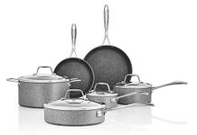 Henckels International Capri Series 10 Piece Non-Stick Cookware Set Made with Granitium Non-Stick Coating