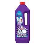 Cillit Bang Hair Drain Unblocker Gel, Dissolves Hair-Based Blockages, For Showers and Baths, 1 Litre (2 Uses)